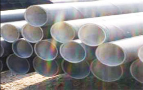 Aboveground steel pipe