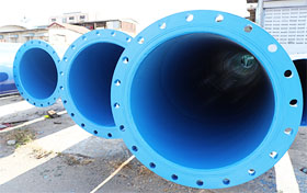 Underground steel pipe